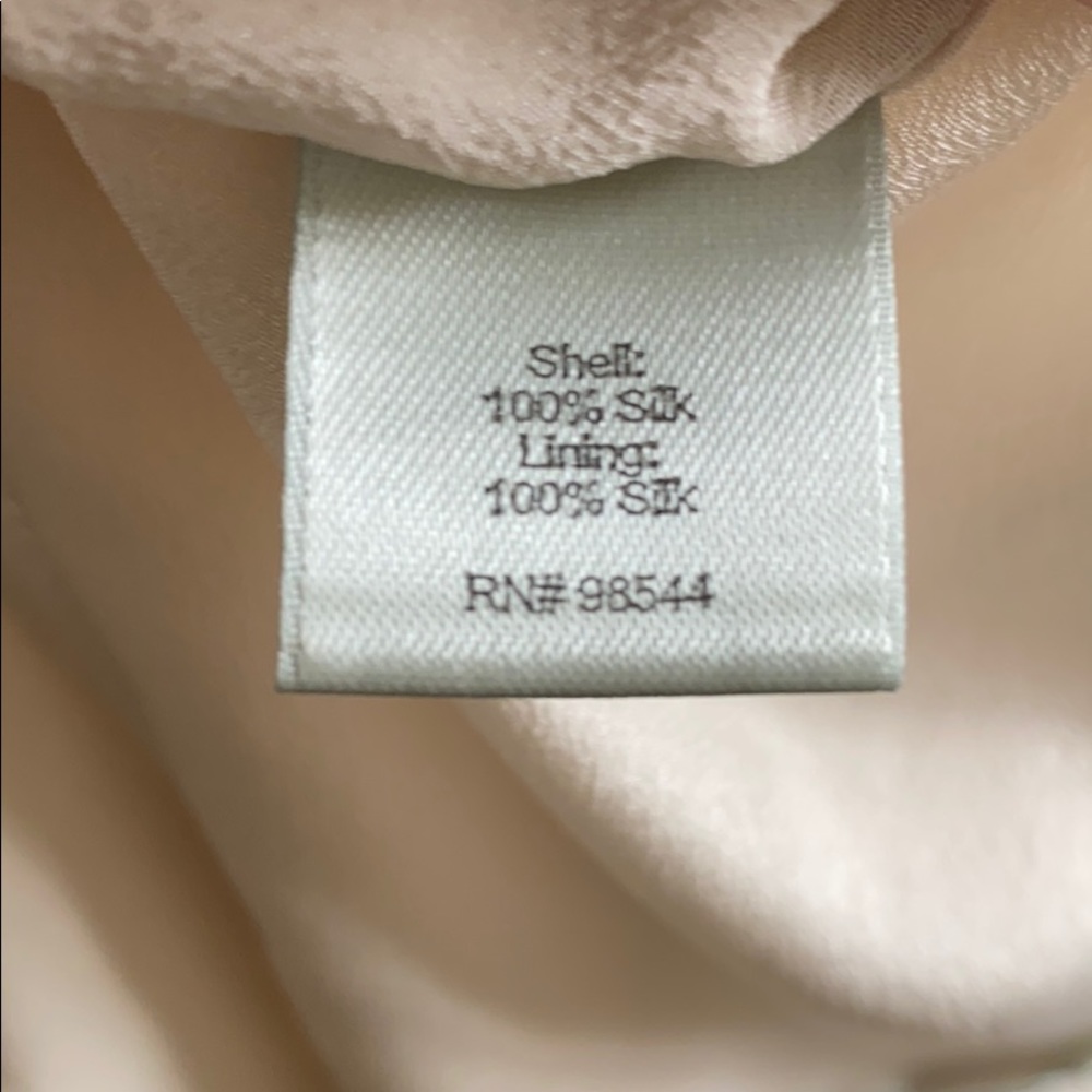 BETH ROWLEY SILK CREAM RUFFLE DRESS 2 NEW - Picture 9 of 9